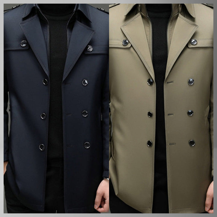 ✨ Fin d’Année, Petits Prix & Grandes Émotions !🔥Trench-coat mi-long pour homme avec doublure amovible