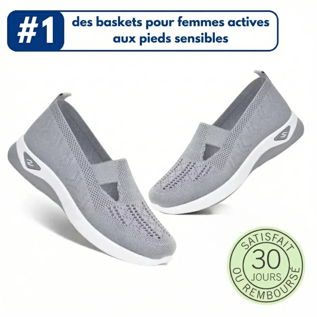 ErgoStepia™ - Baskets à confort orthopédique pour femme