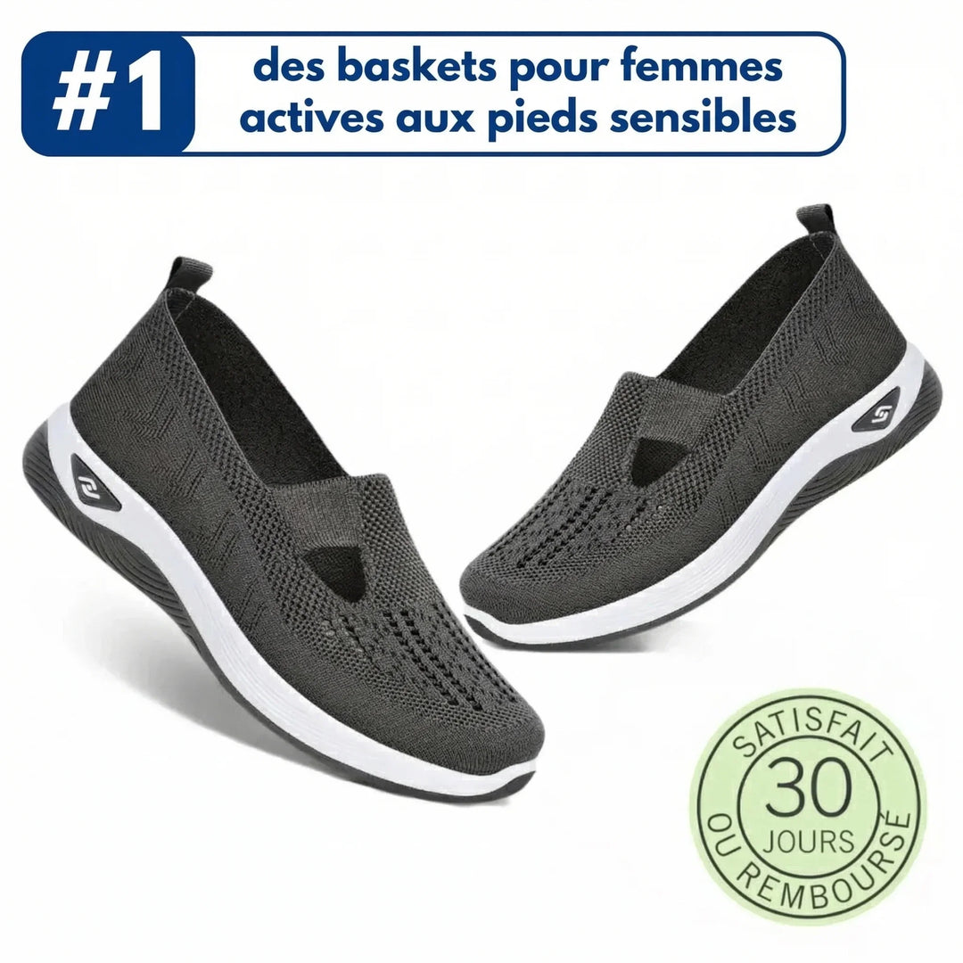 ErgoStepia™ - Baskets à confort orthopédique pour femme