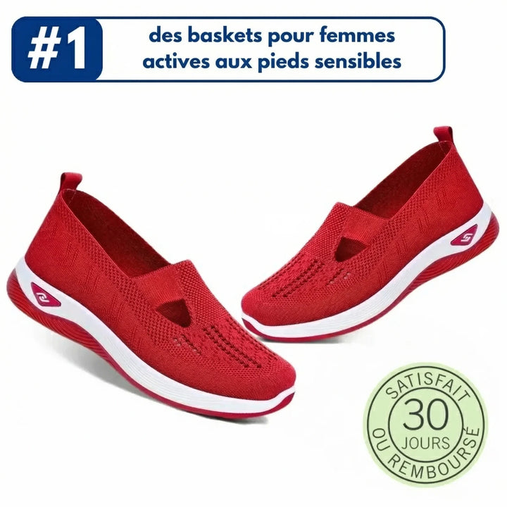 ErgoStepia™ - Baskets à confort orthopédique pour femme