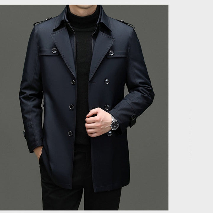 ✨ Fin d’Année, Petits Prix & Grandes Émotions !🔥Trench-coat mi-long pour homme avec doublure amovible